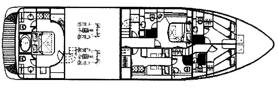 Nova 80 Motor Yacht floor plan