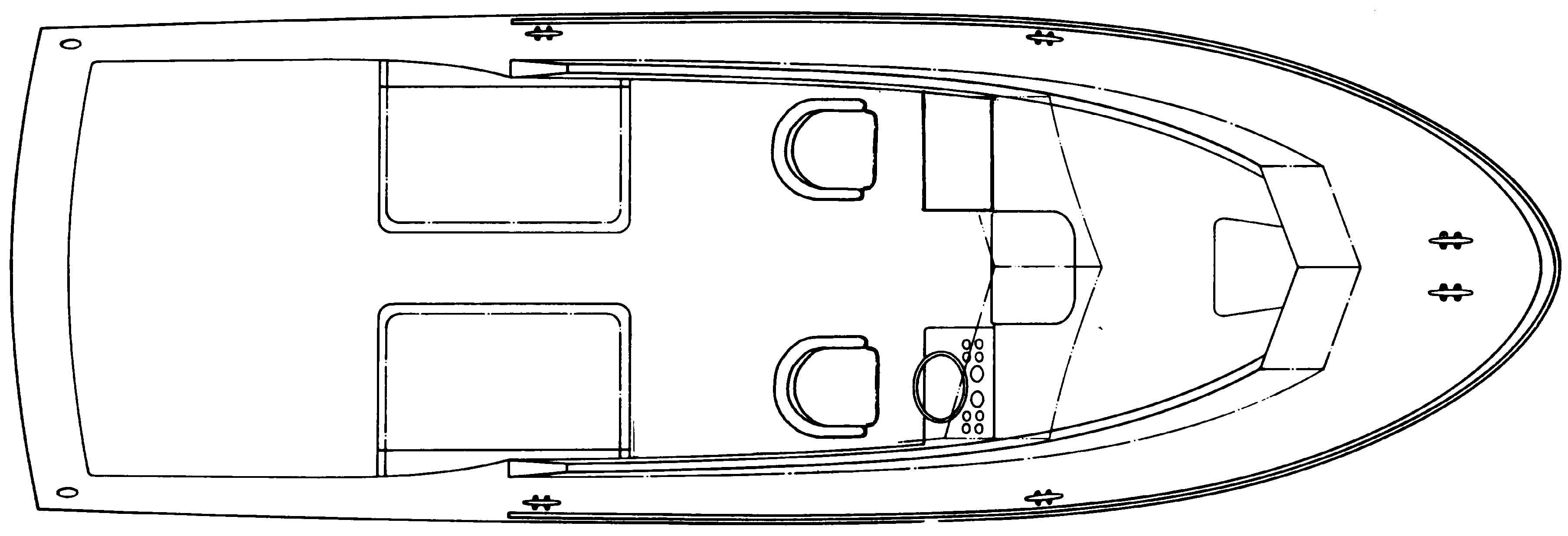 Blackfin Yachts 27 Combi floor plan