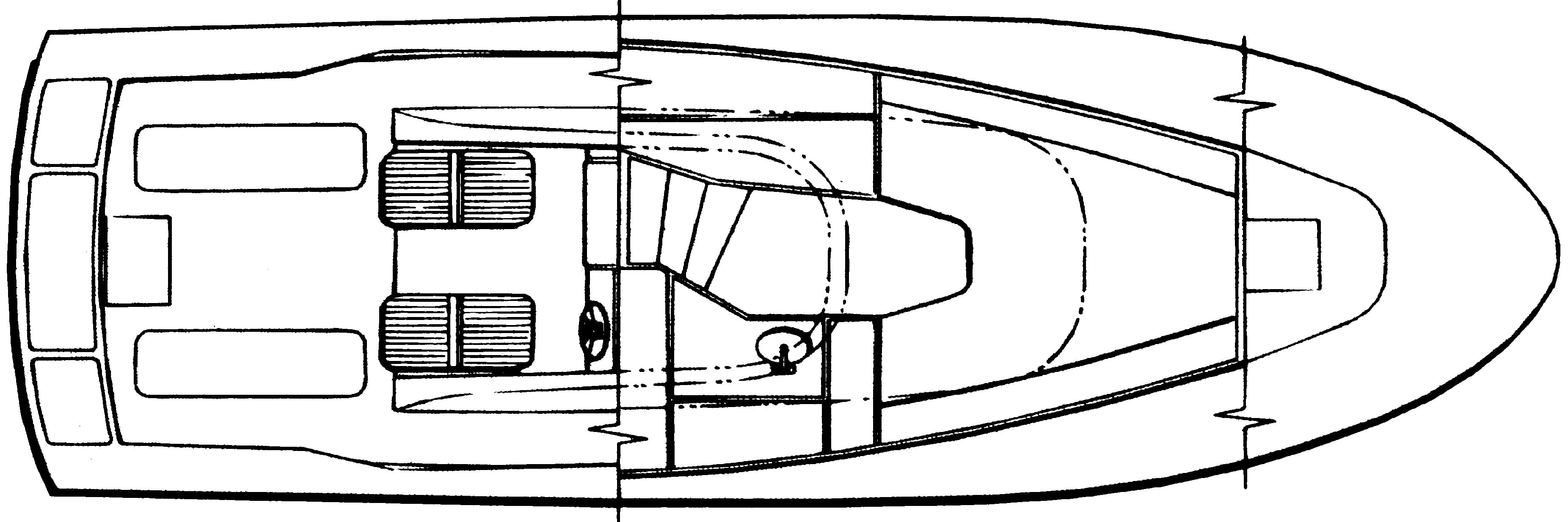 Blackfin Yachts 27 Sportsman floor plan