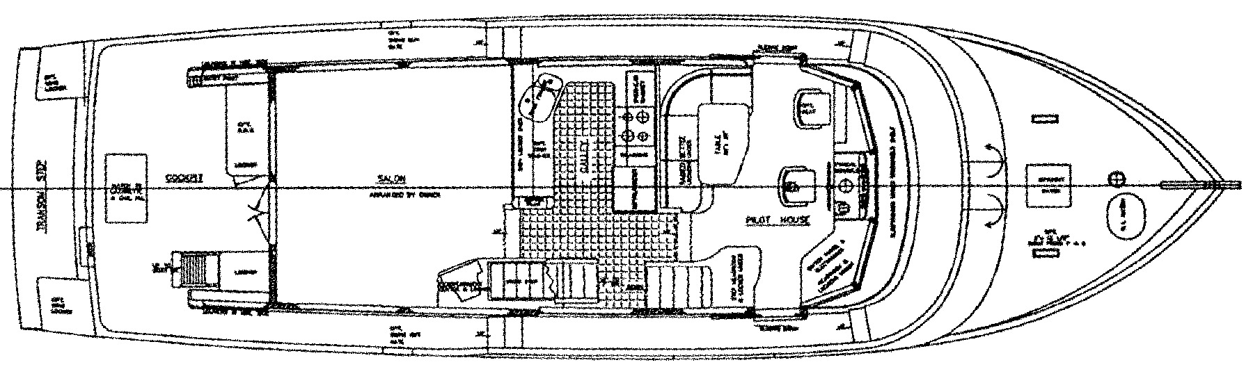 Ocean Alexander Yachts 600 Classico MK I floor plan