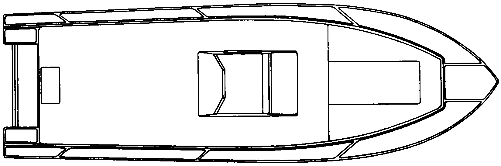Ocean Master 27 Center Console floor plan