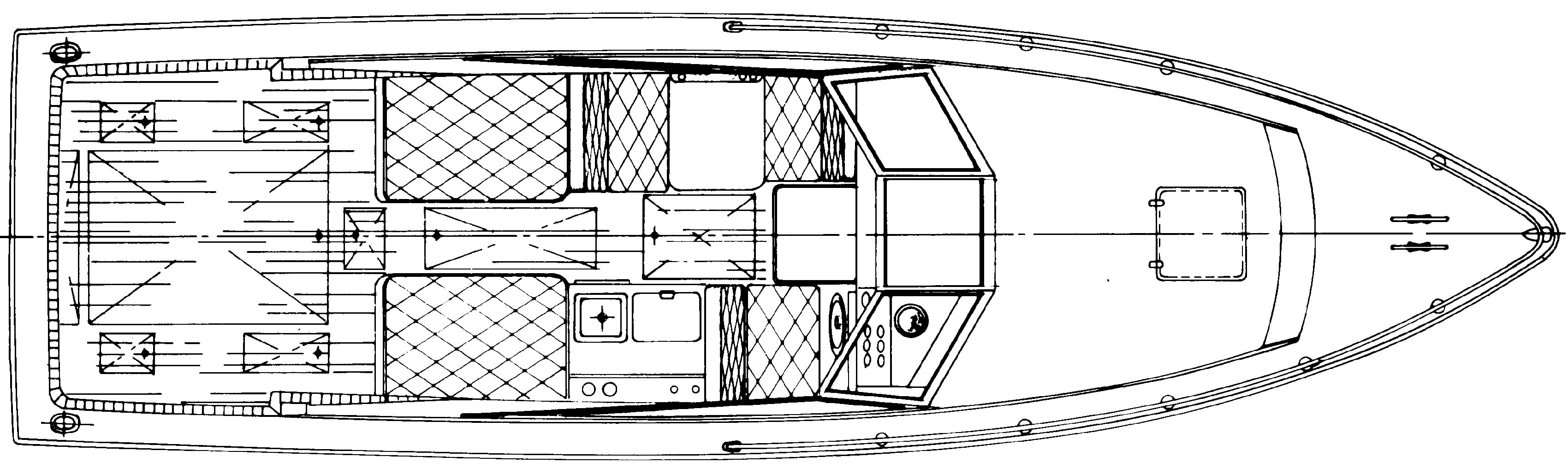 Blackfin Yachts 32-33 Combi floor plan