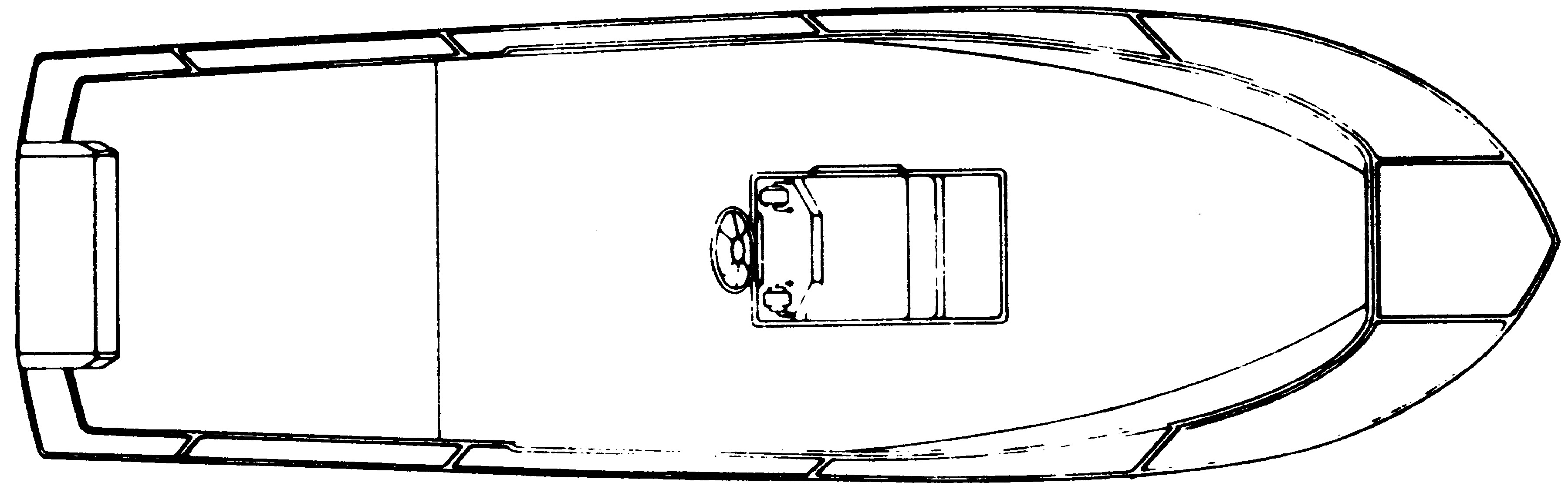 Ocean Master 34 Center Console floor plan