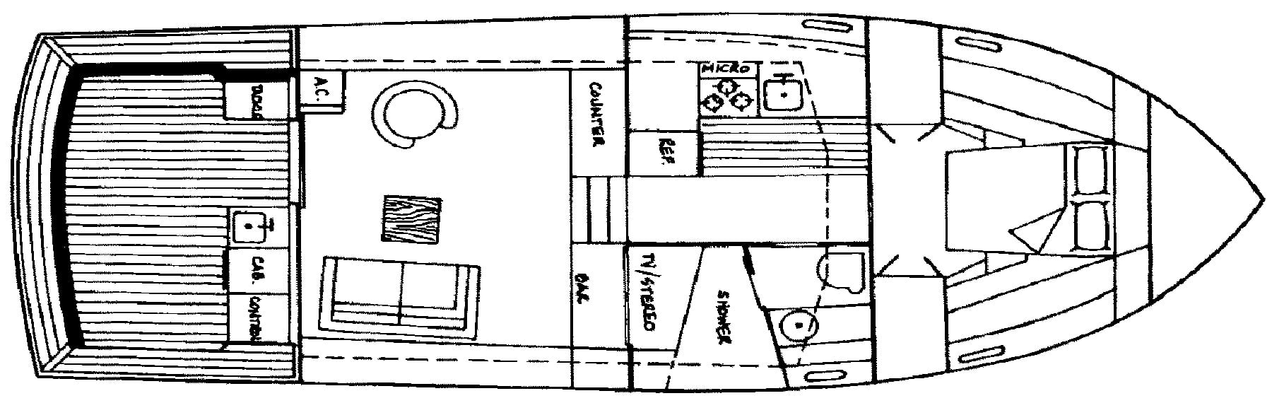 Pace 36 Convertible floor plan