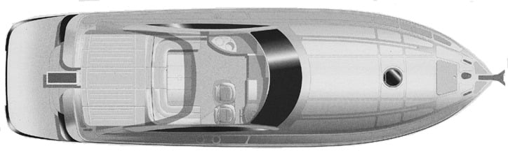 Pershing Yachts 45 floor plan