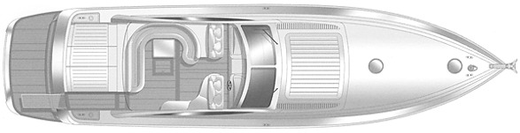 Pershing Yachts 65 floor plan