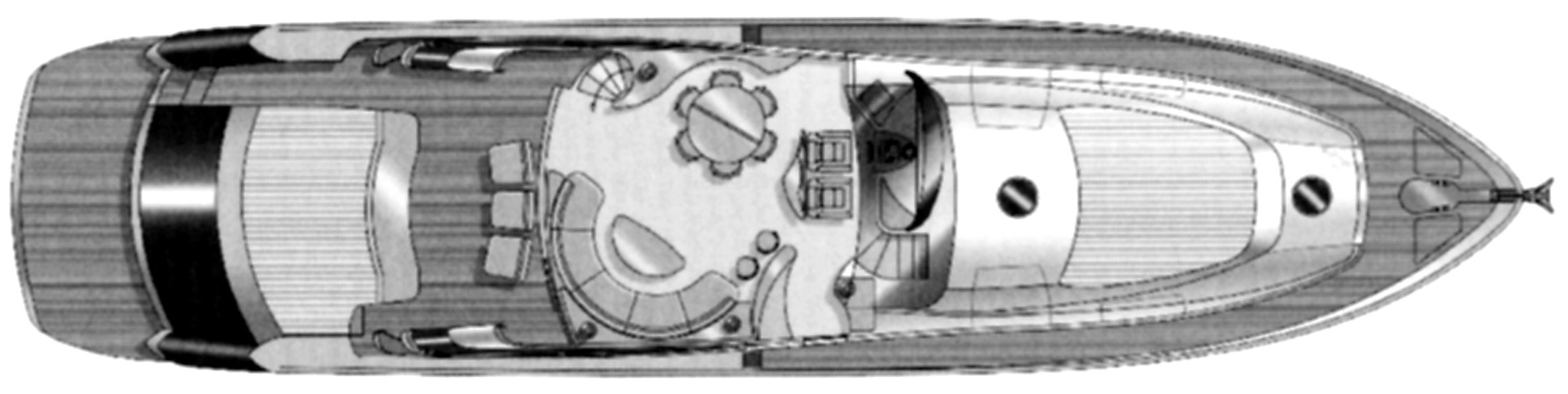 Pershing Yachts 76 floor plan