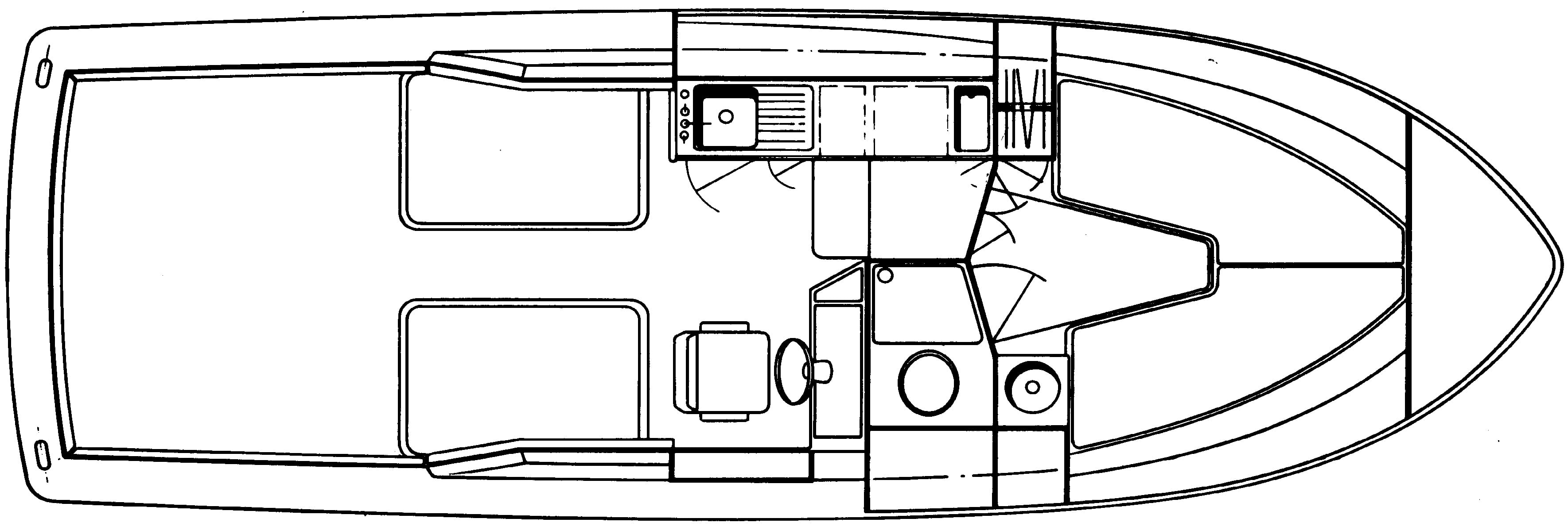 Phoenix 27 Weekender floor plan