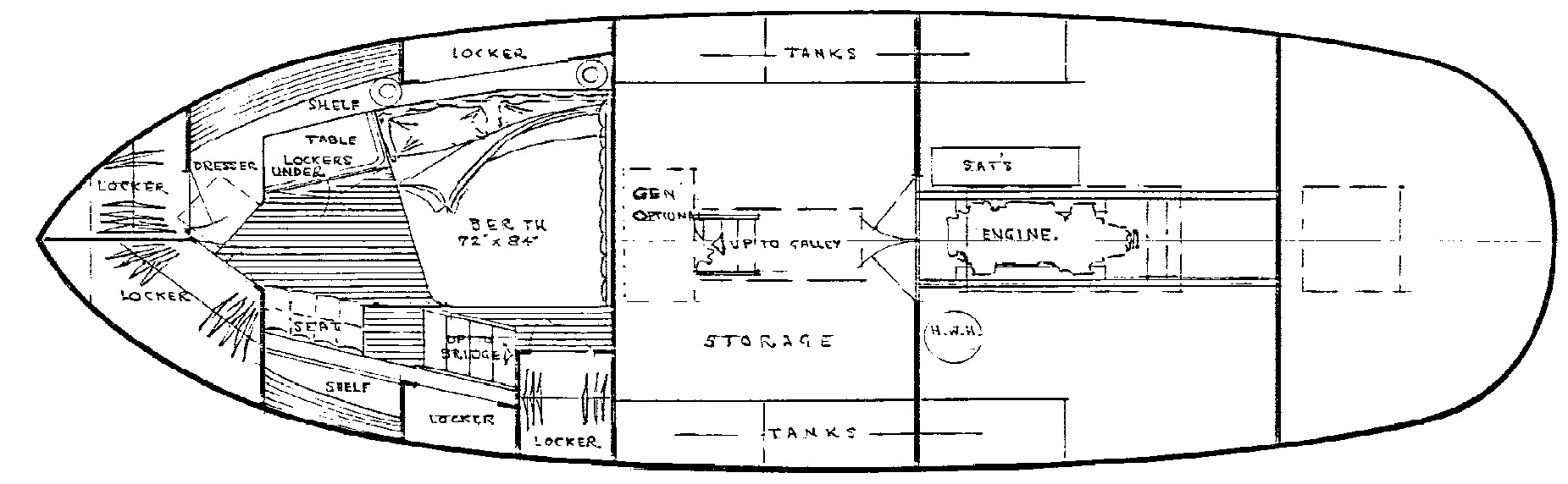 Pilgrim 40 floor plan