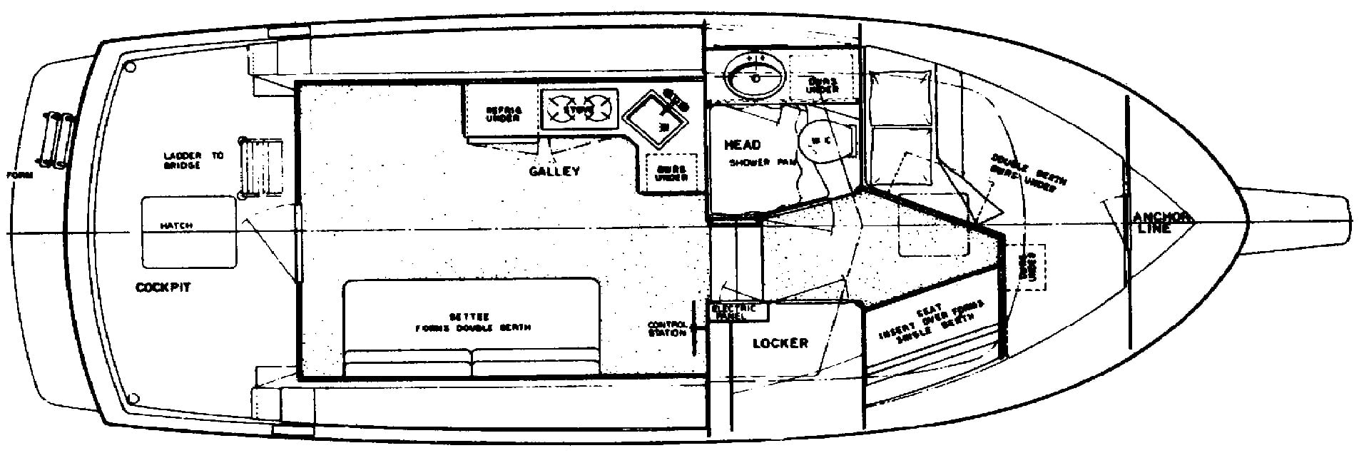Prairie 29 Coastal Cruiser floor plan