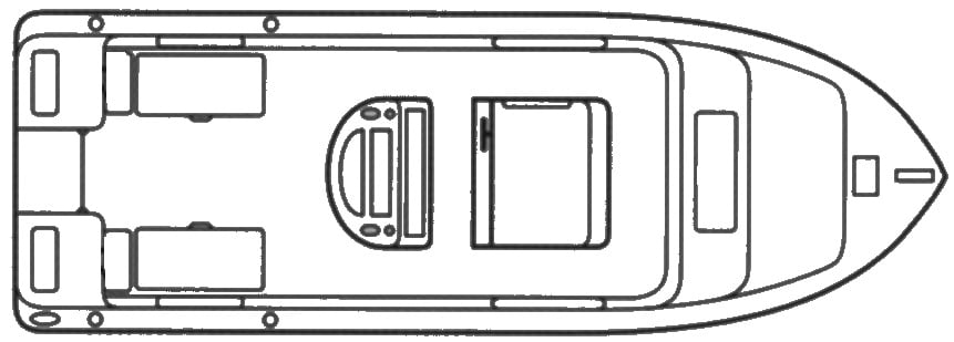 Pro Sports 2660 ProKat Center Console floor plan