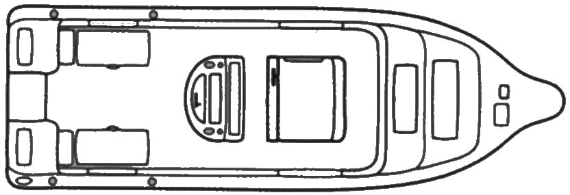 Pro Sports 2860 ProKat Center Console floor plan