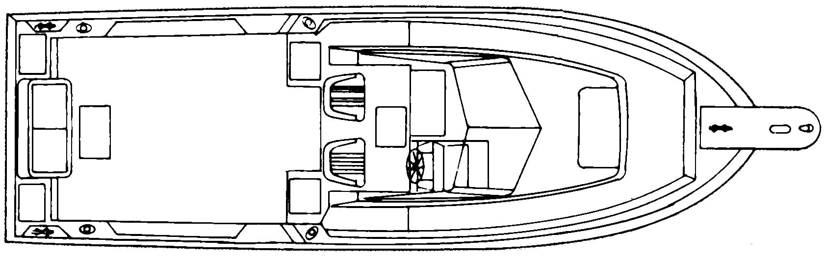 Pro-Line 260 Walkaround floor plan