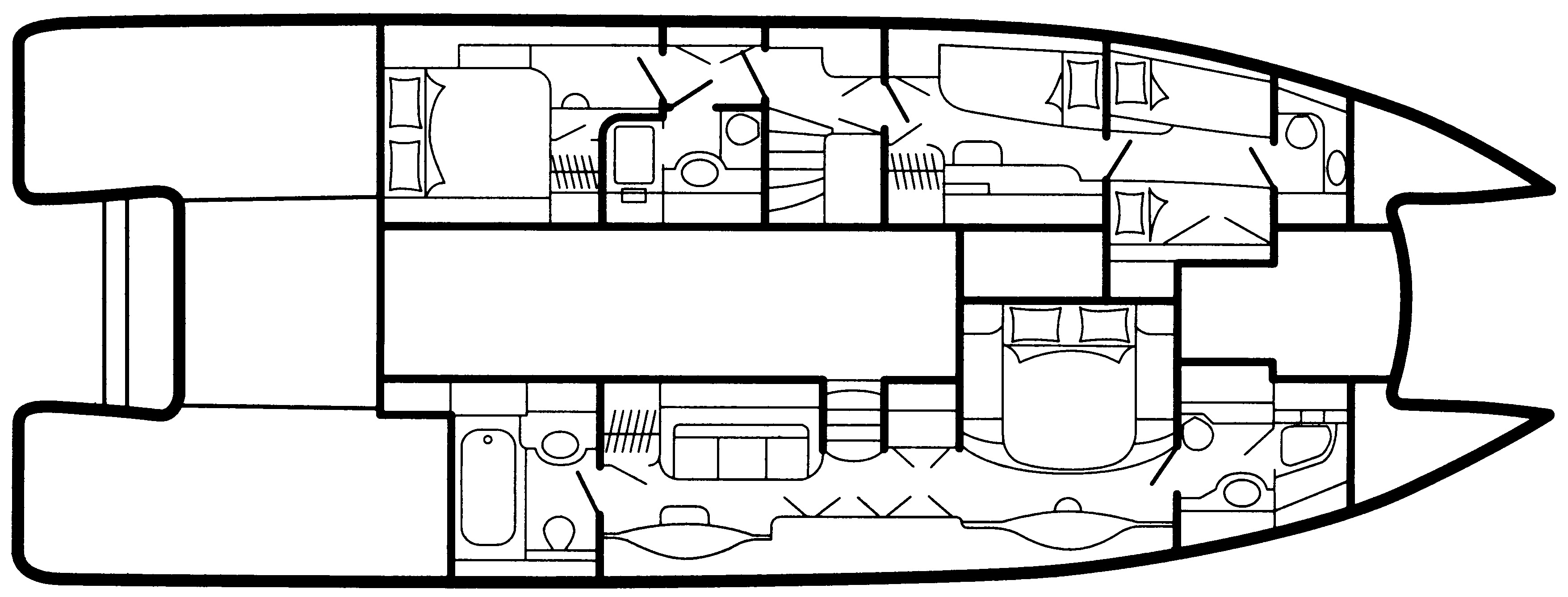 Prout 64 Panther floor plan